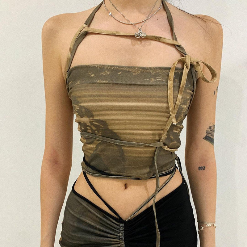 Retro Dark Green Short Oblique Shoulder Sling Women.