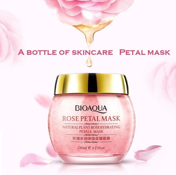 Rose Petal Mask Skin Care Sleep Mask.