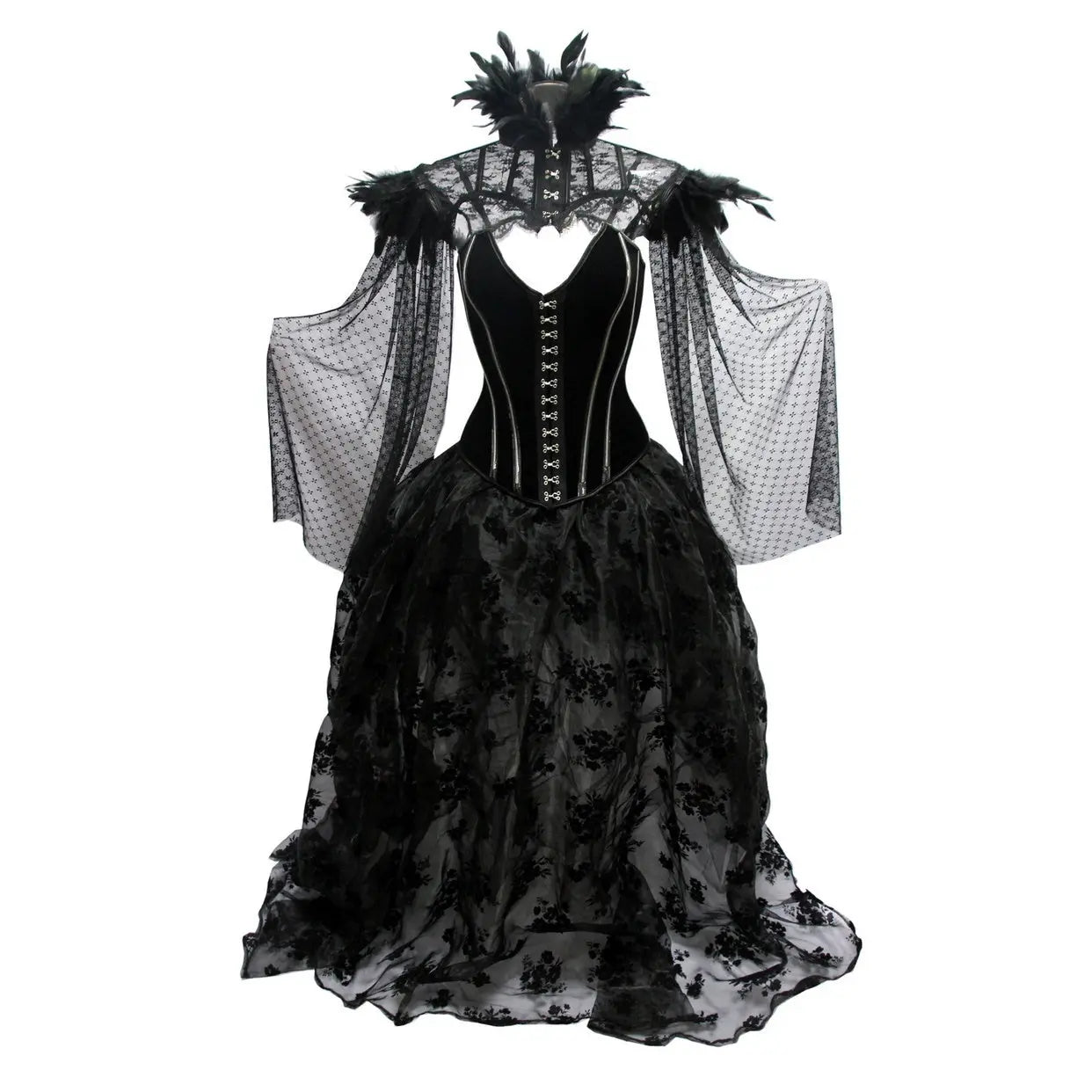 Gothic Floor-Length Skirt Punk Dark Stage Catwalk.