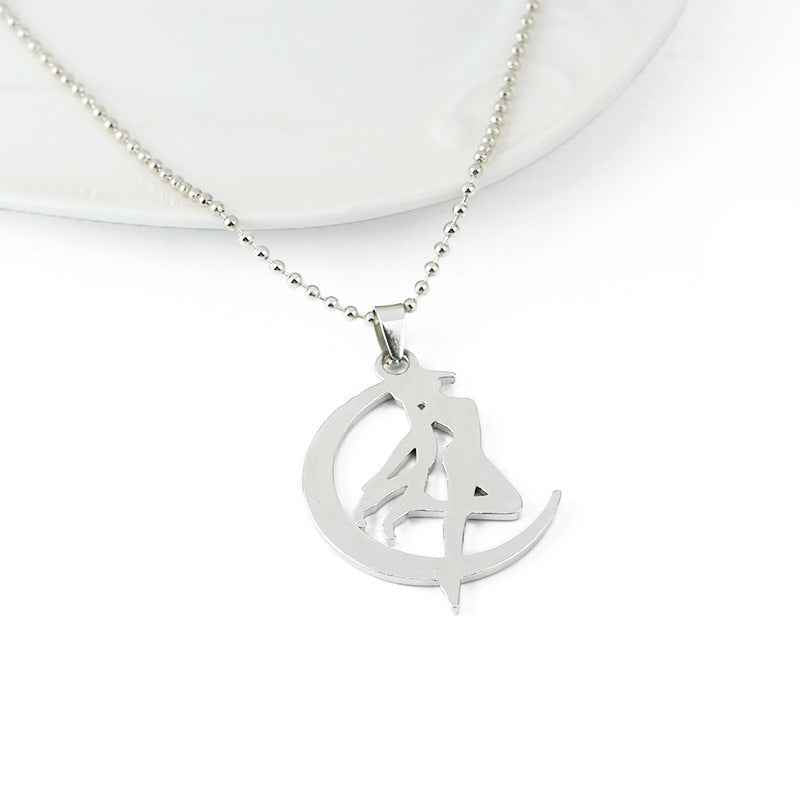 Sailor Moon Necklace Moon Rabbit Anime Anime Movie Accessories.