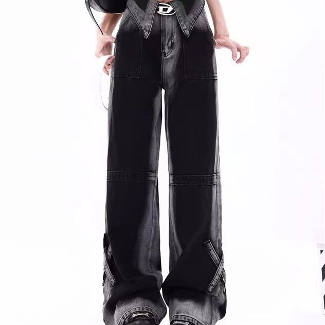 Women's High Street Flanging Jeans Autumn Alamode