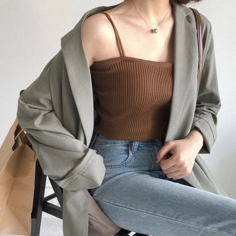 Women's camisole undershirt with camisole Alamode