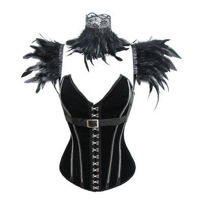 Gothic Floor-Length Skirt Punk Dark Stage Catwalk.