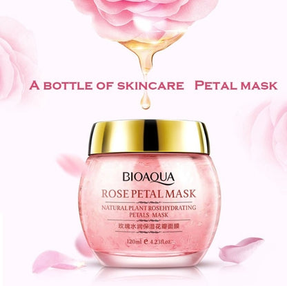 Rose Petal Mask Skin Care Sleep Mask.