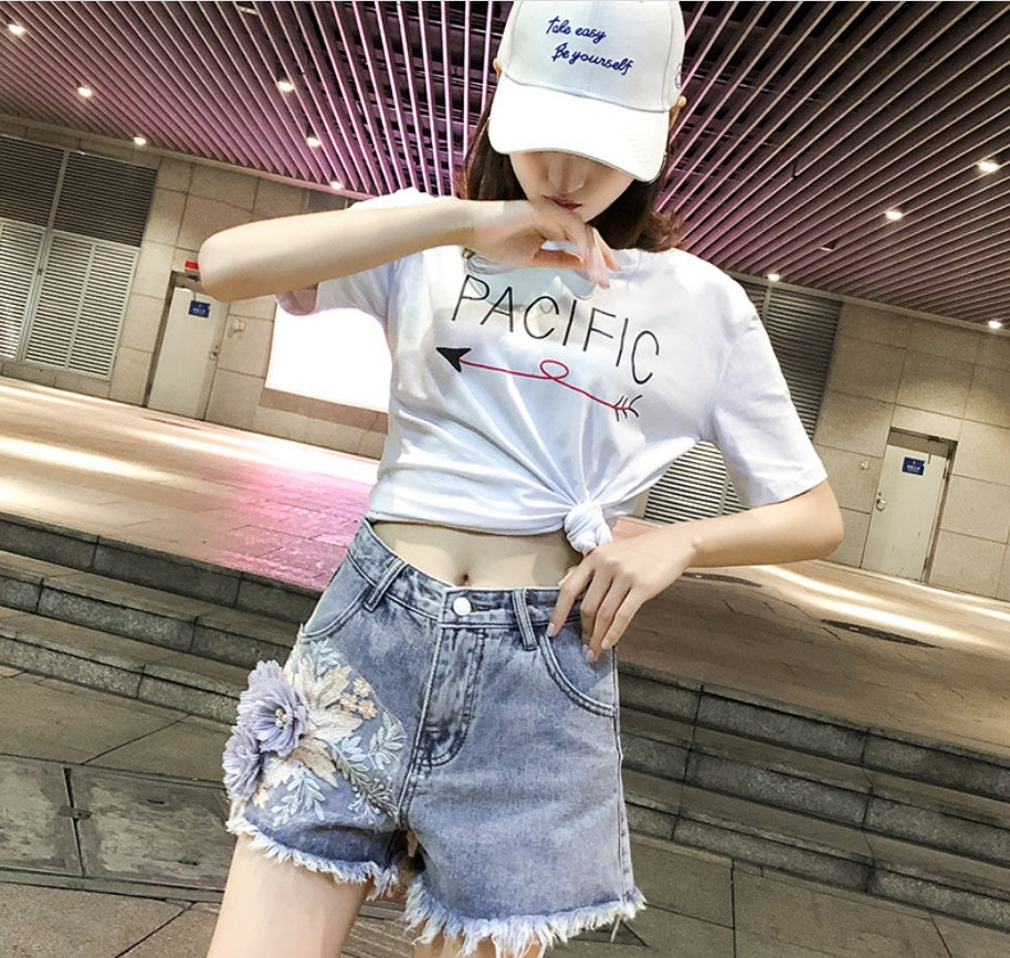 women Jeans Shorts Alamode