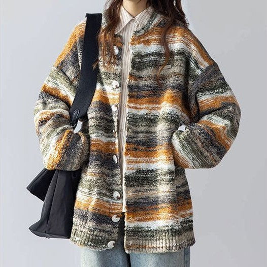 Japanese Street Harajuku Style Knitted Cardigan Alamode