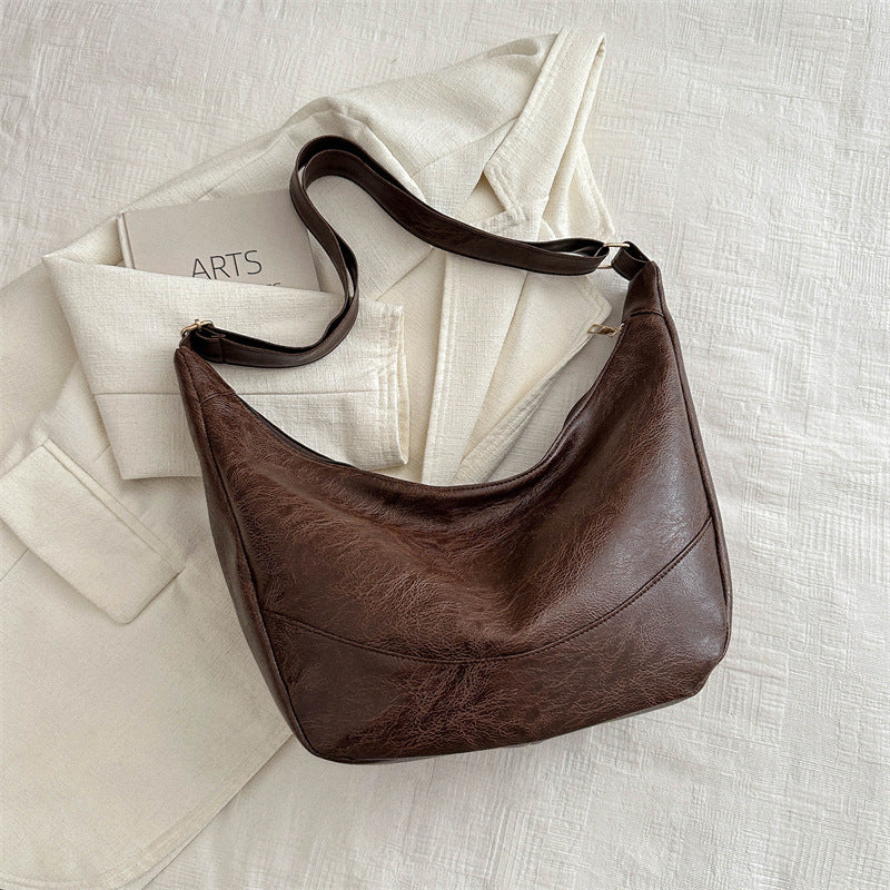 Fashion Simple Retro Shoulder Bag Alamode