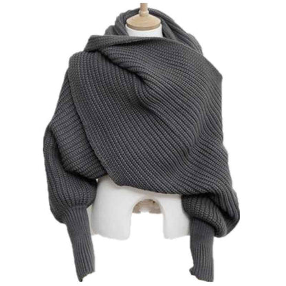 Sweater Scarf Cashmere Ladies Girl Woman Clothing Casual Wear Alamode
