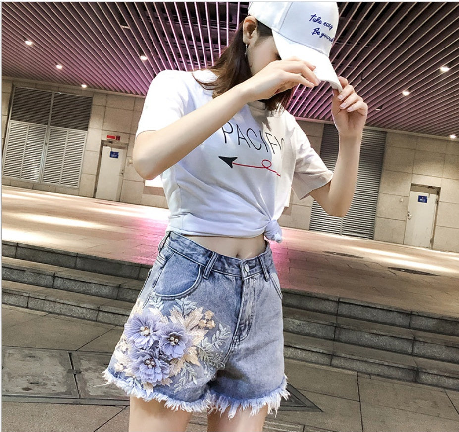 women Jeans Shorts Alamode
