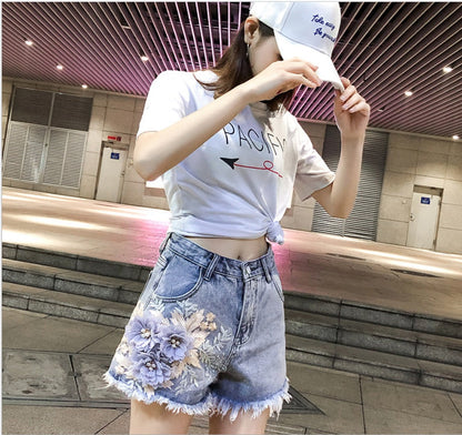 women Jeans Shorts Alamode