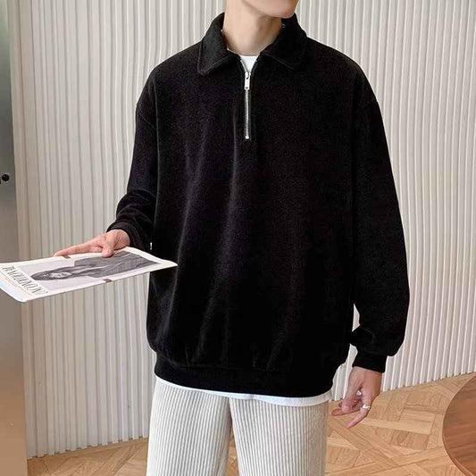 British Solid Color Hoodie Men.