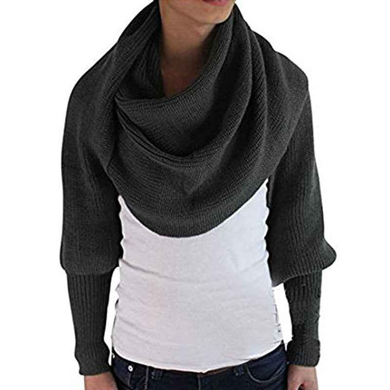 Sweater Scarf Cashmere Ladies Girl Woman Clothing Casual Wear Alamode