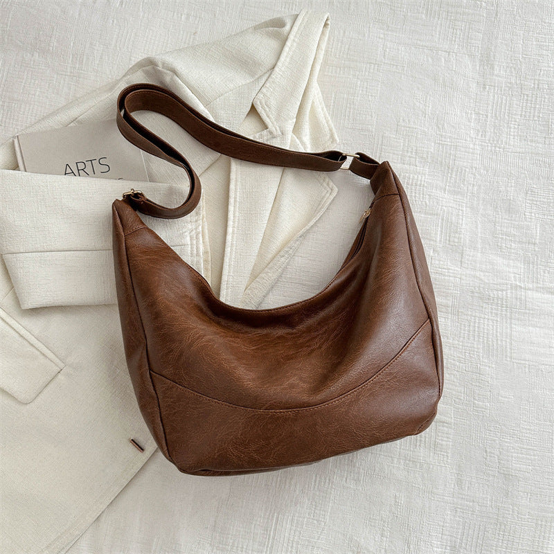 Fashion Simple Retro Shoulder Bag Alamode