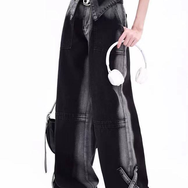 Women's High Street Flanging Jeans Autumn Alamode