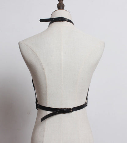 Gothic Harajuku Harness Cage Bra Underwear Alamode