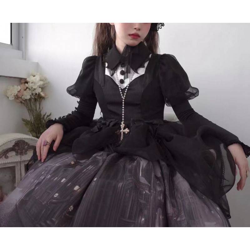 Lolita Skirt Lolita Dark Wind Autumn And Winter Op Cool.