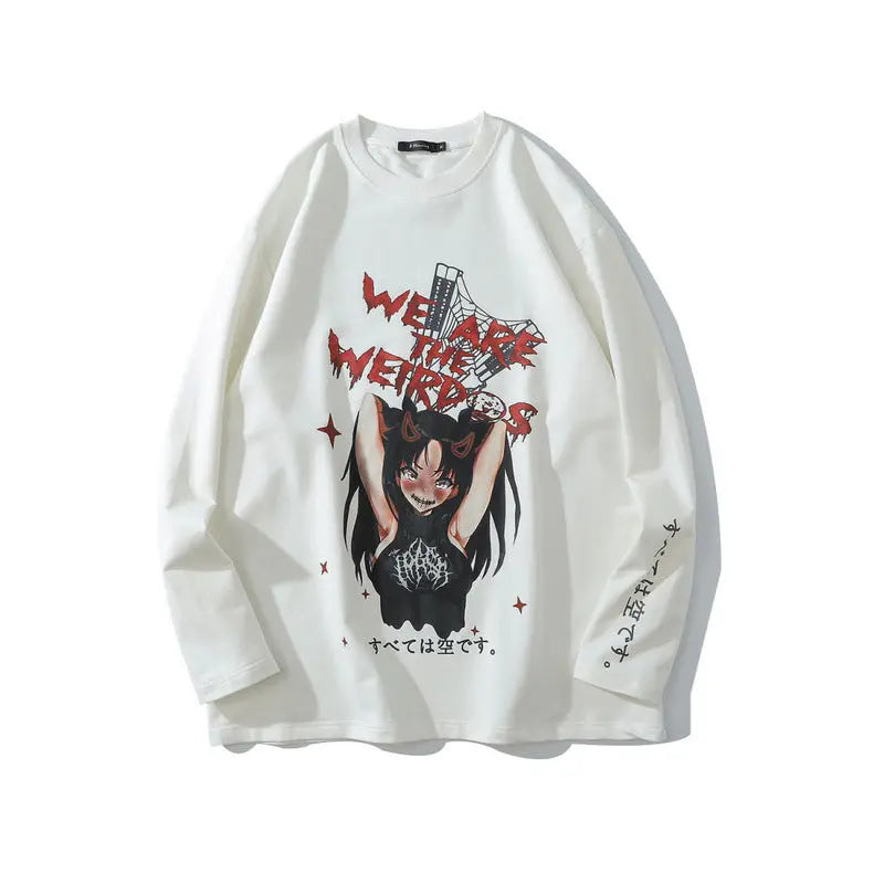 Anime street collar hoodie The elite ways