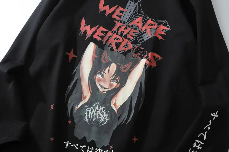 Anime street collar hoodie The elite ways