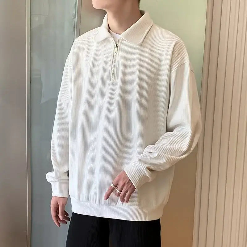 British Solid Color Hoodie Men.