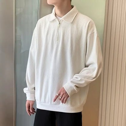 British Solid Color Hoodie Men.