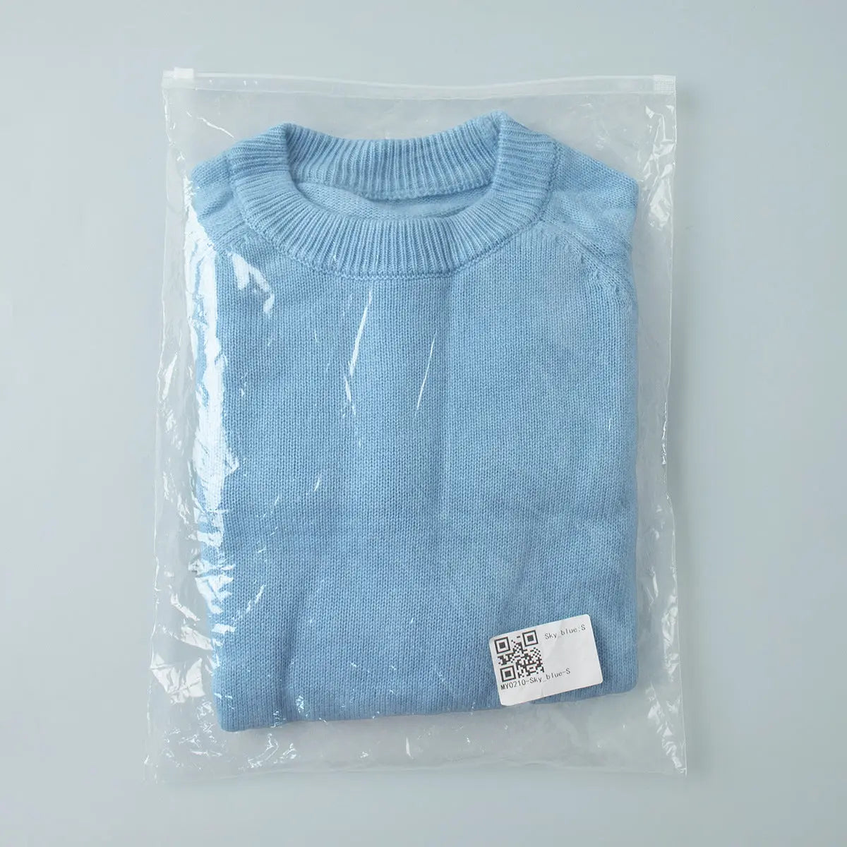 Crew Neck Pullover Sweater Women's Loose Knitted Sweater Alamode