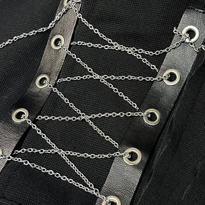 Deep Black Color Cool Harajuku Gothic Lolita Punk Hat Female Cross Autumn And Winter Hat Female Girl Accessories Cap Alamode