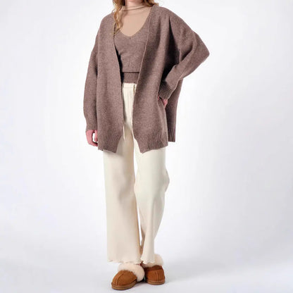 Elastic Waist Drawstring Slimming Trousers Alamode