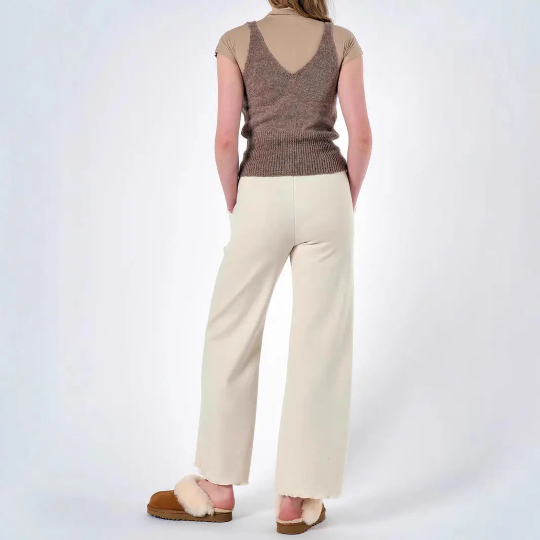 Elastic Waist Drawstring Slimming Trousers Alamode