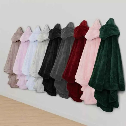 Hooded Lazy Blanket Thick Warm Arctic - The elite ways