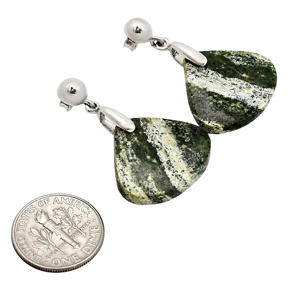 Natural Chrysotile Earrings E-1199 SDE90739.