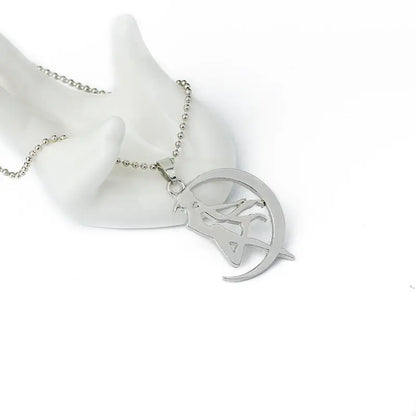 Sailor Moon Necklace Moon Rabbit Anime Anime Movie Accessories.
