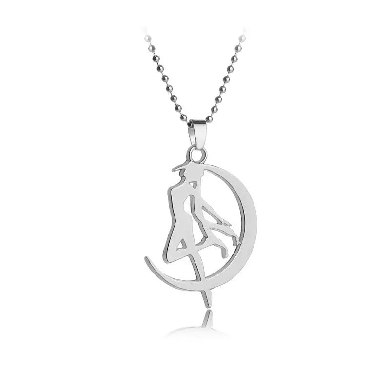 Sailor Moon Necklace Moon Rabbit Anime Anime Movie Accessories.