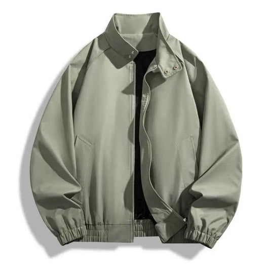 Stand Collar Jacket For Men Loose Casual Jacket - The elite ways