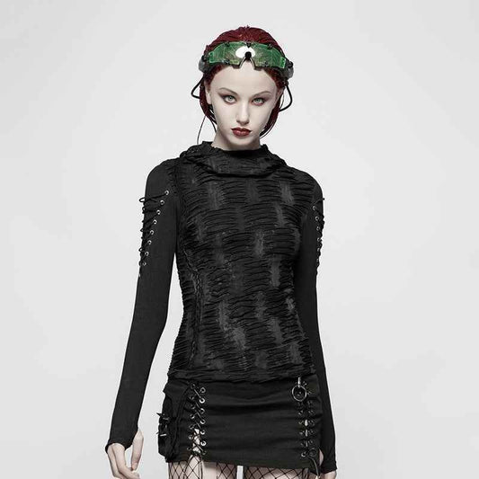 Street Style Dark Style Harajuku Women's Long Sleeved T-shirt - The elite ways