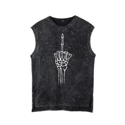 Summer New High Street INS Hip-hop Dark Black.