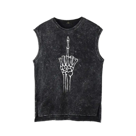 Summer New High Street INS Hip-hop Dark Black.