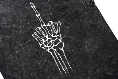 Summer New High Street INS Hip-hop Dark Black.