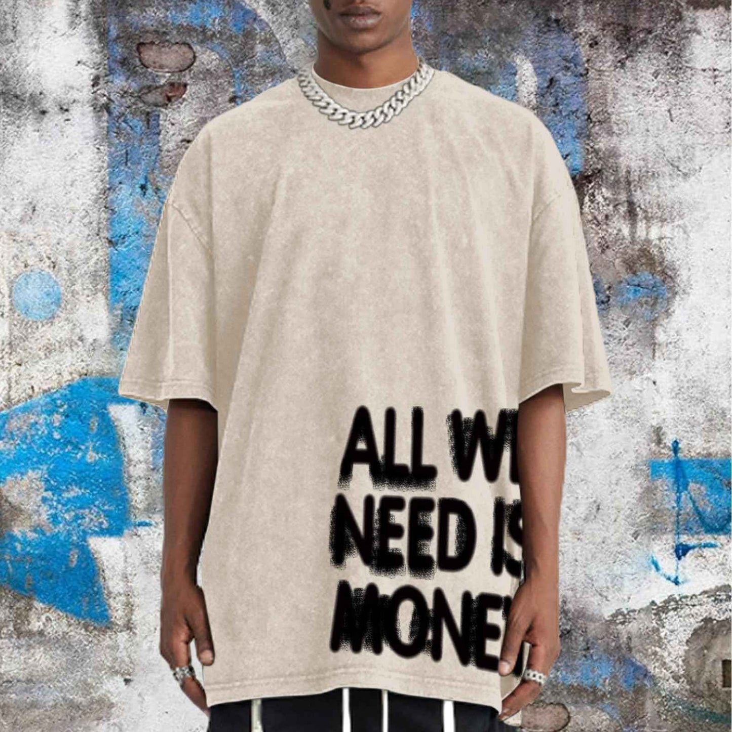 Weetiotio Mens Oversized Graphic Tees Streetwear Baggy Shirts Y2k Vintage Acid Wash Cotton Tshirt Harajuku Grunge Shirt Men - The elite ways
