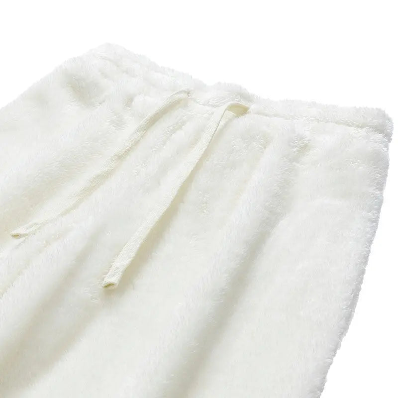 Winter Coral Fleece Heavy Velvet Thickened Zipper Cardigan Plus Size Pajamas Suit Alamode