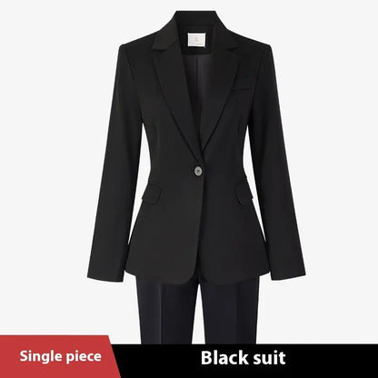 Women's Minimalist Formal Button Up Suit Jacket.