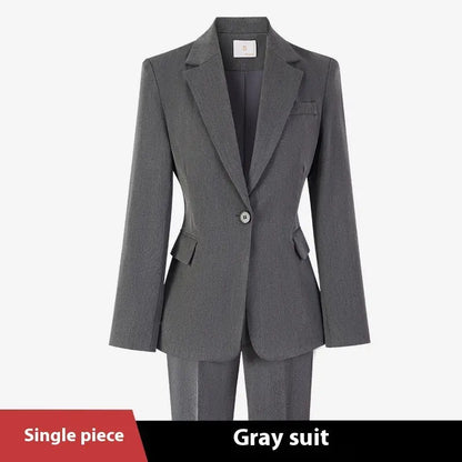 Women's Minimalist Formal Button Up Suit Jacket.