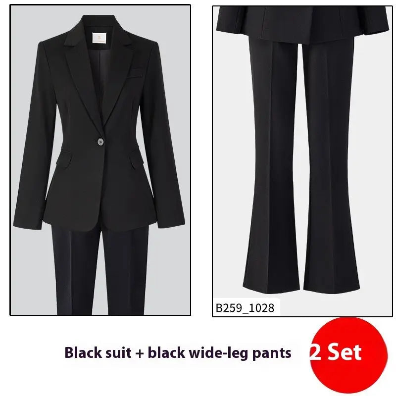 Women's Minimalist Formal Button Up Suit Jacket.