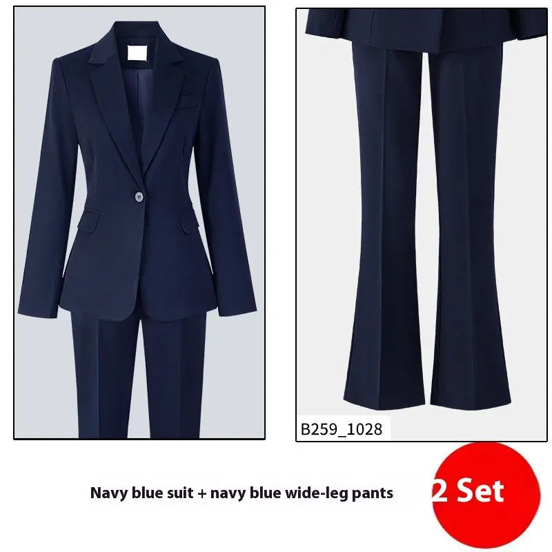 Women's Minimalist Formal Button Up Suit Jacket.