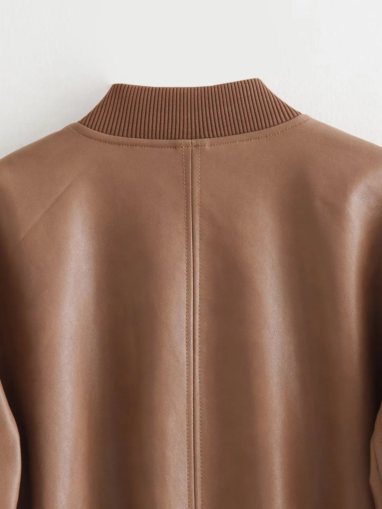 Women's Stand Collar Motorcycle Pilot Jacket - The elite ways