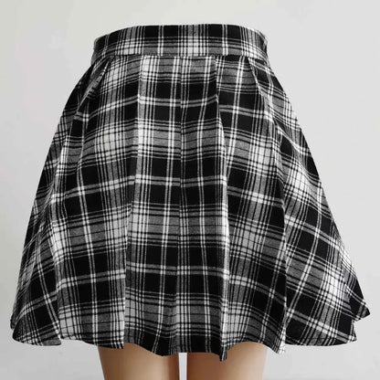 Womens Harajuku Punk Irregular Mini Pleated Skater Skirt Asymmetric Cutout High Waist Hip Hop Clubwear gothic harajuku skirt