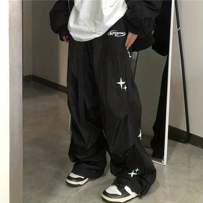 Y2g Harajuku American Retro Straight Wide-leg Pants Alamode