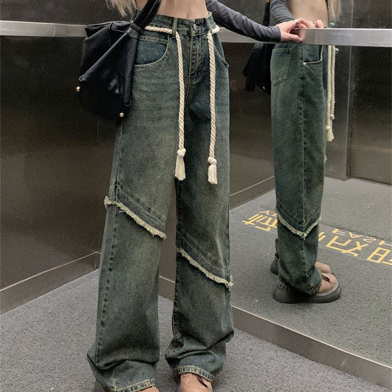 Women's Raw Hem Vintage Jeans Alamode