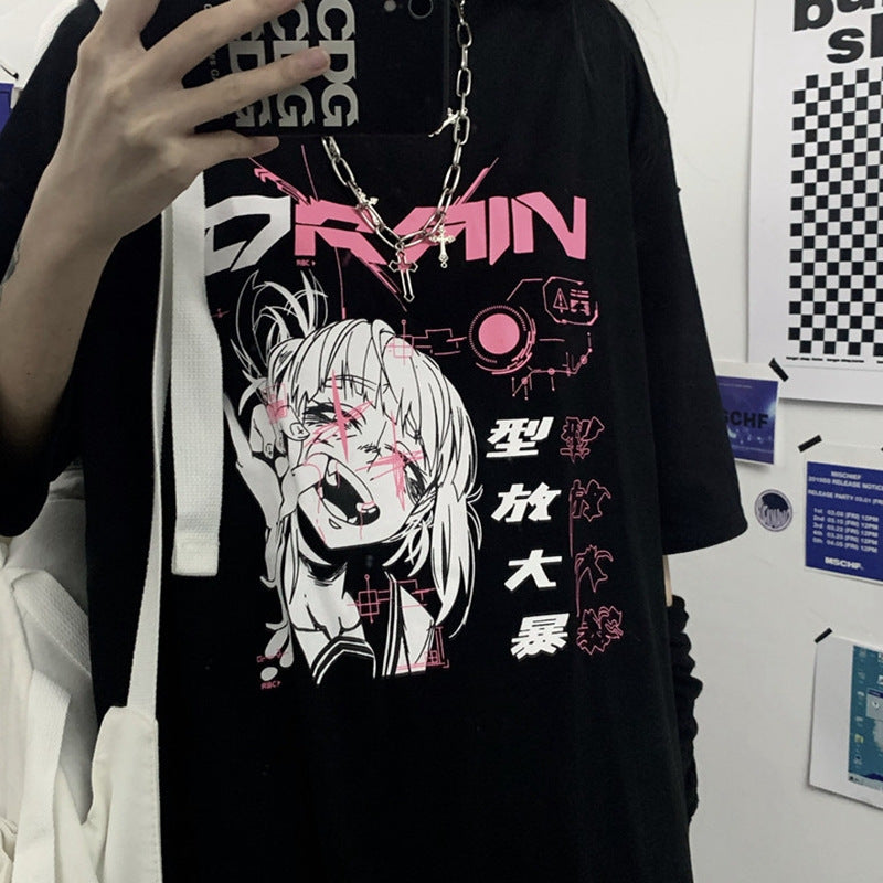 Women's Short Sleeve Harajuku Kawaii Casual Girl T-shirt Top Alamode